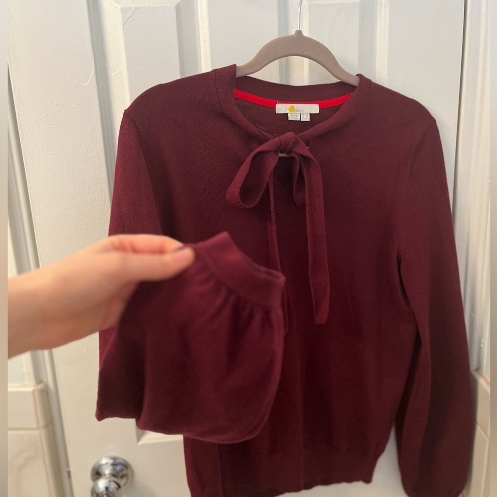 Boden Sweater Cotton Wool Blend, size 8
